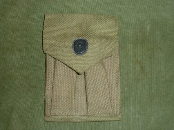 SCARCE WW2 USMC CONTRACT COLT MAGAZINE POUCH (E22)
