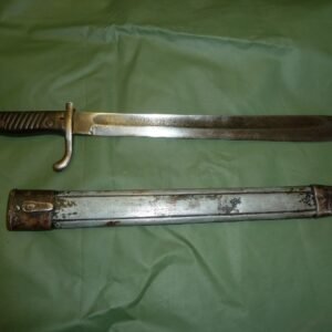 WW1 GERMAN BUTCHER BAYONET 1916 HIGH EARS (B690)