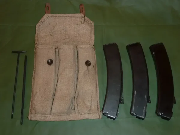 PPSH43 STICK MAGS AND VINTAGE POUCH (D19)