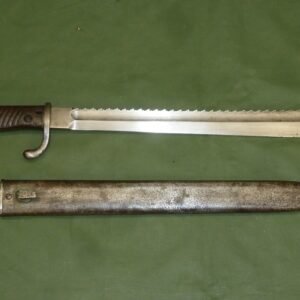 WW1 GERMAN BUTCHER SAWBACK BAYONET (B1065)