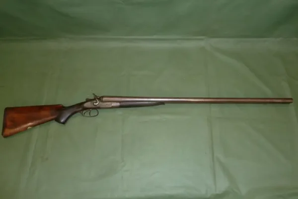 DEACTIVATED DOUBLE HAMMER SHOTGUN FOLKESTONE MAKER (DR159)