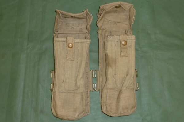 WW2 STEN MAGAZINE POUCHES (P475)