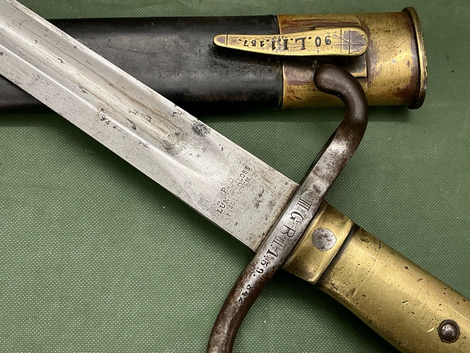 IMPERIAL GERMAN M1871 BAYONET (B2301) - Image 2