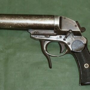 DEACTIVATED WW2 GERMAN DOUBLE BARREL FLARE GUN (4078)