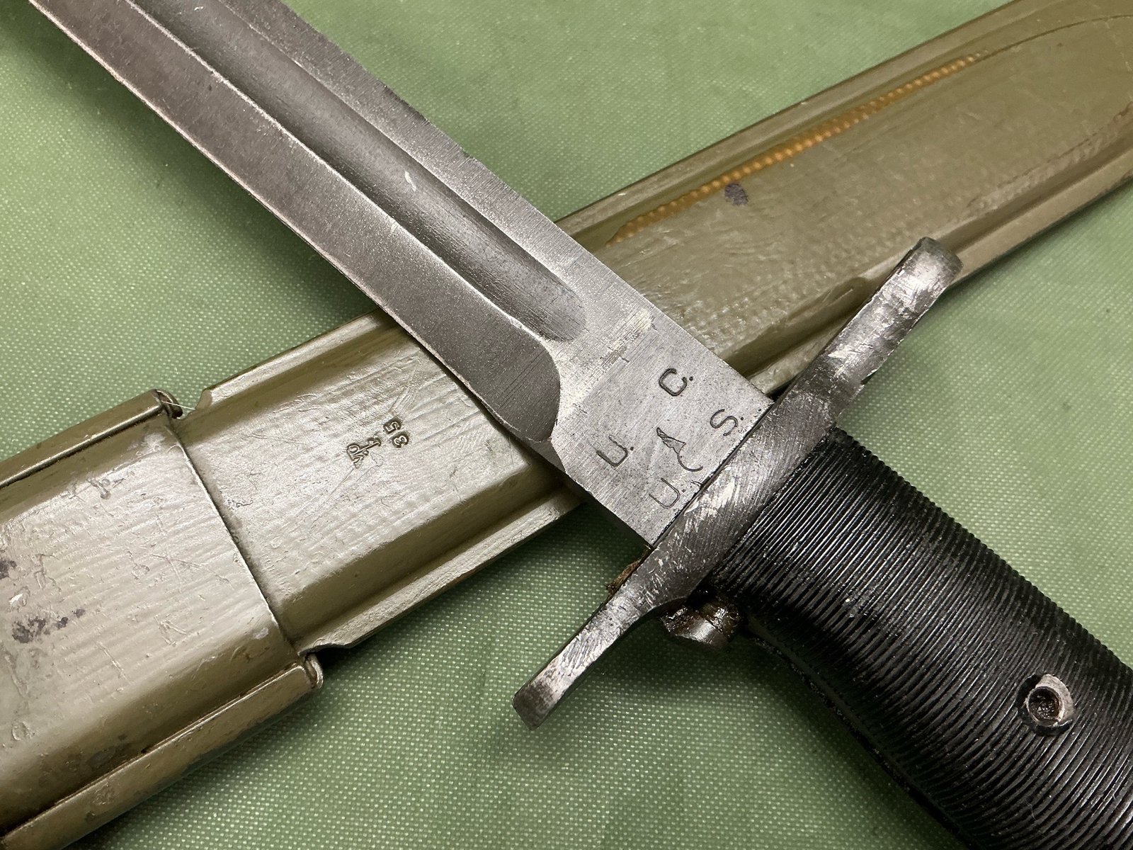 WW2 M1 GARAND RIFLE BAYONET UC (B2269) - Image 3