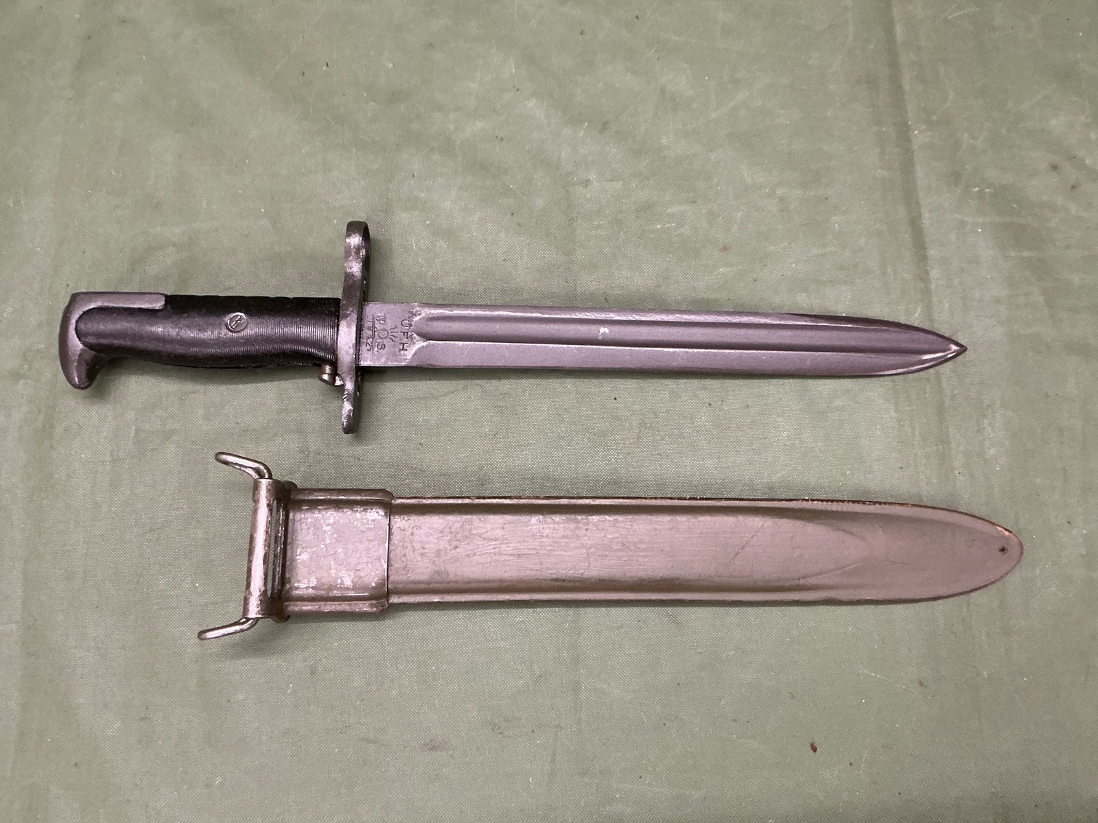 WW2 M1 GARAND BAYONET SPEARPOINT AFH (B3031) - Image 2