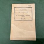 WW2 AMERICAN MANUAL FOR THE M1 CARBINE