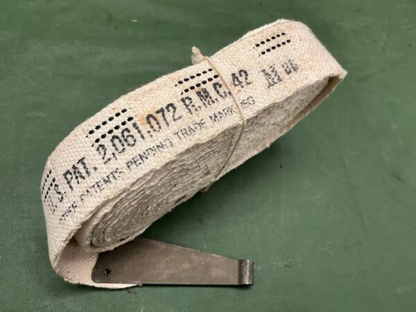 WW2 30 CAL CLOTH AMMUNITION BELT (E55) - Image 2