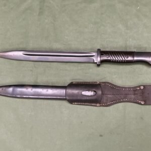WW2 GERMAN K98 MAUSER BAYONET AND FROG (B2824)
