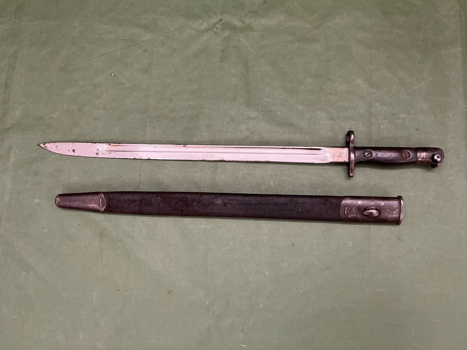 WW1 SMLE BAYONET ROYAL MARINE MARKED