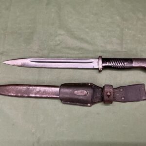 WW2 GERMAN K98 MAUSER BAYONET AND FROG (B2926)