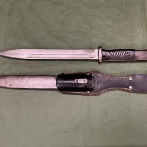 WW2 GERMAN K98 MAUSER BAYONET AND FROG (B2288)
