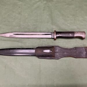 WW2 GERMAN K98 MAUSER BAYONET AND FROG (B3070)
