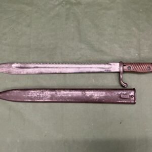 WW1 GERMAN BUTCHER SAWBACK BAYONET (B2929)