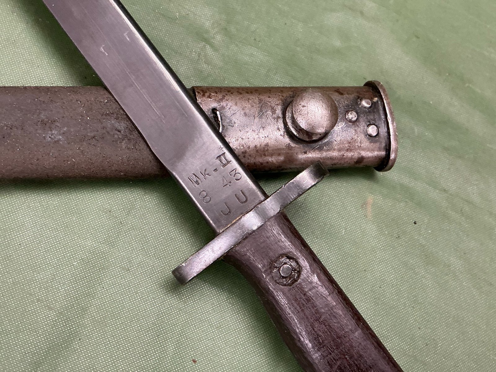 WW2 INDIAN SMLE BAYONET 1943 (B2349) - Image 3