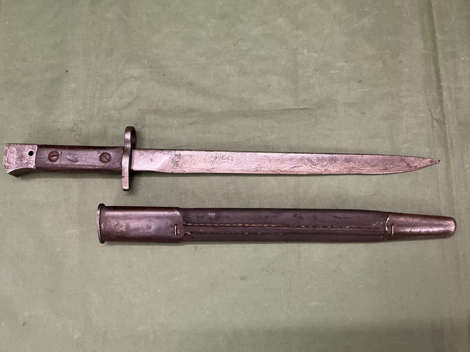 WW2 INDIAN SMLE 1944 BAYONET (B1909) - Image 2