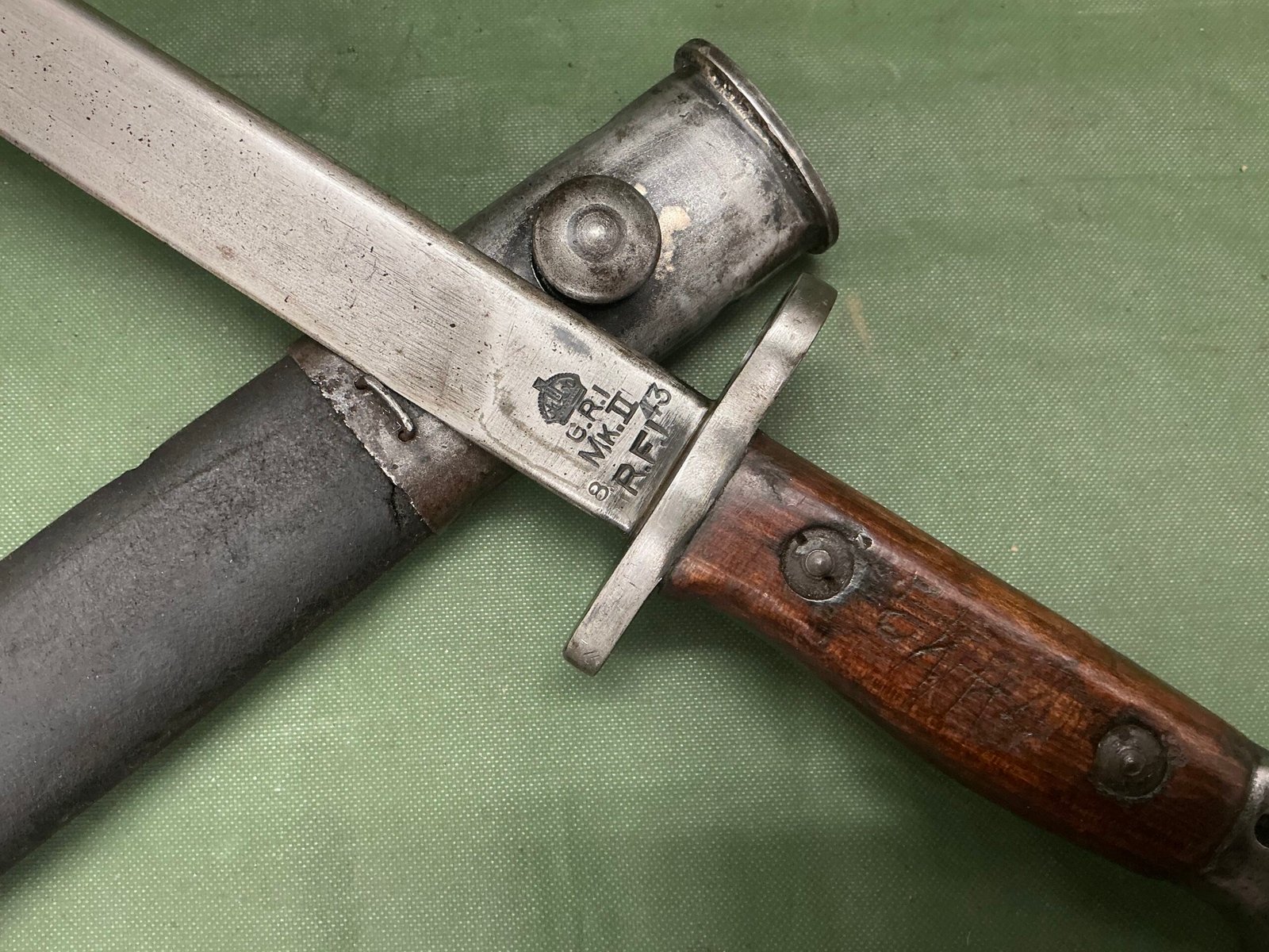 WW2 INDIAN SMLE BAYONET 1943 (B2346) - Image 3