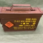 BRITISH 7.62 AMMO TIN DATED 1967 (AT)