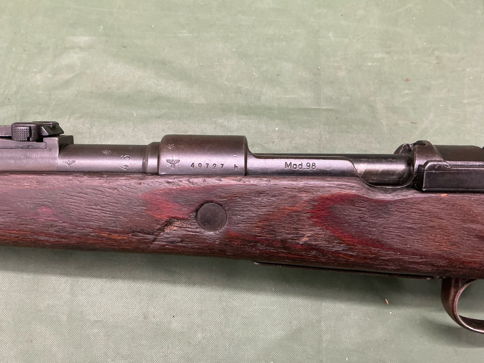 DEACTIVATED WW2 GERMAN K98 RIFLE (DR112) - Image 3