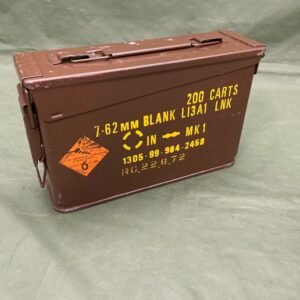 BRITISH 7.62 AMMO TIN DATED 1967 (AT)
