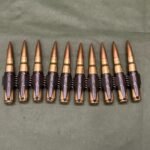 INERT WW2 GERMAN 7.92 ON BELT (B37)