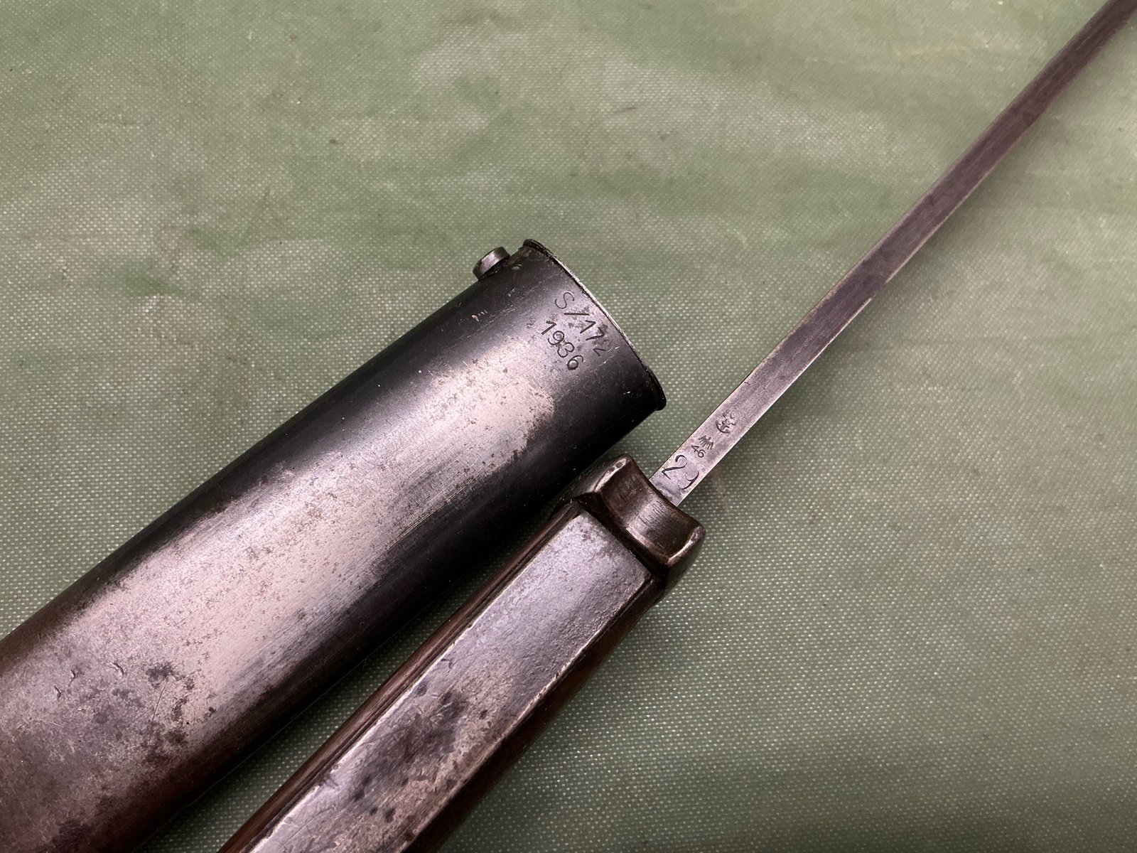 WW2 GERMAN NAVY K98 BAYONET(B3103) - Image 4