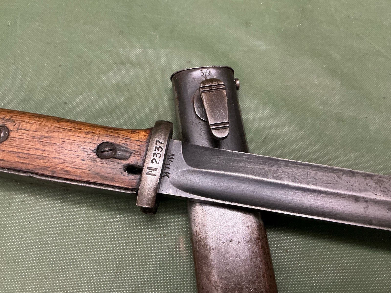 WW2 GERMAN NAVY K98 BAYONET(B3103) - Image 3