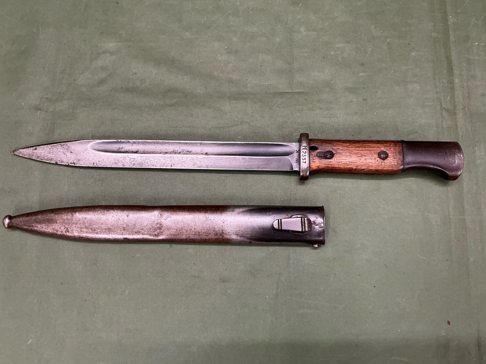 WW2 GERMAN NAVY K98 BAYONET(B3103)