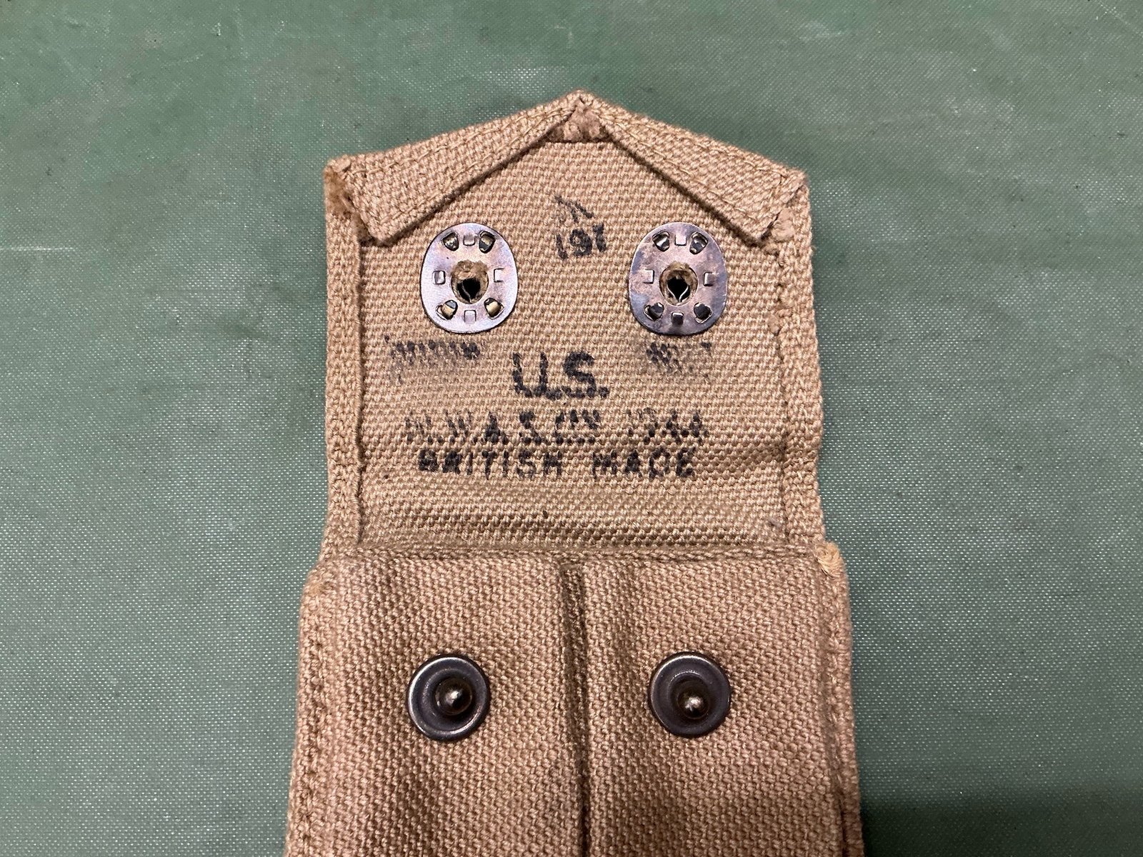 BRITISH MADE COLT 45 MAGAZINE POUCH (E99) - Image 4