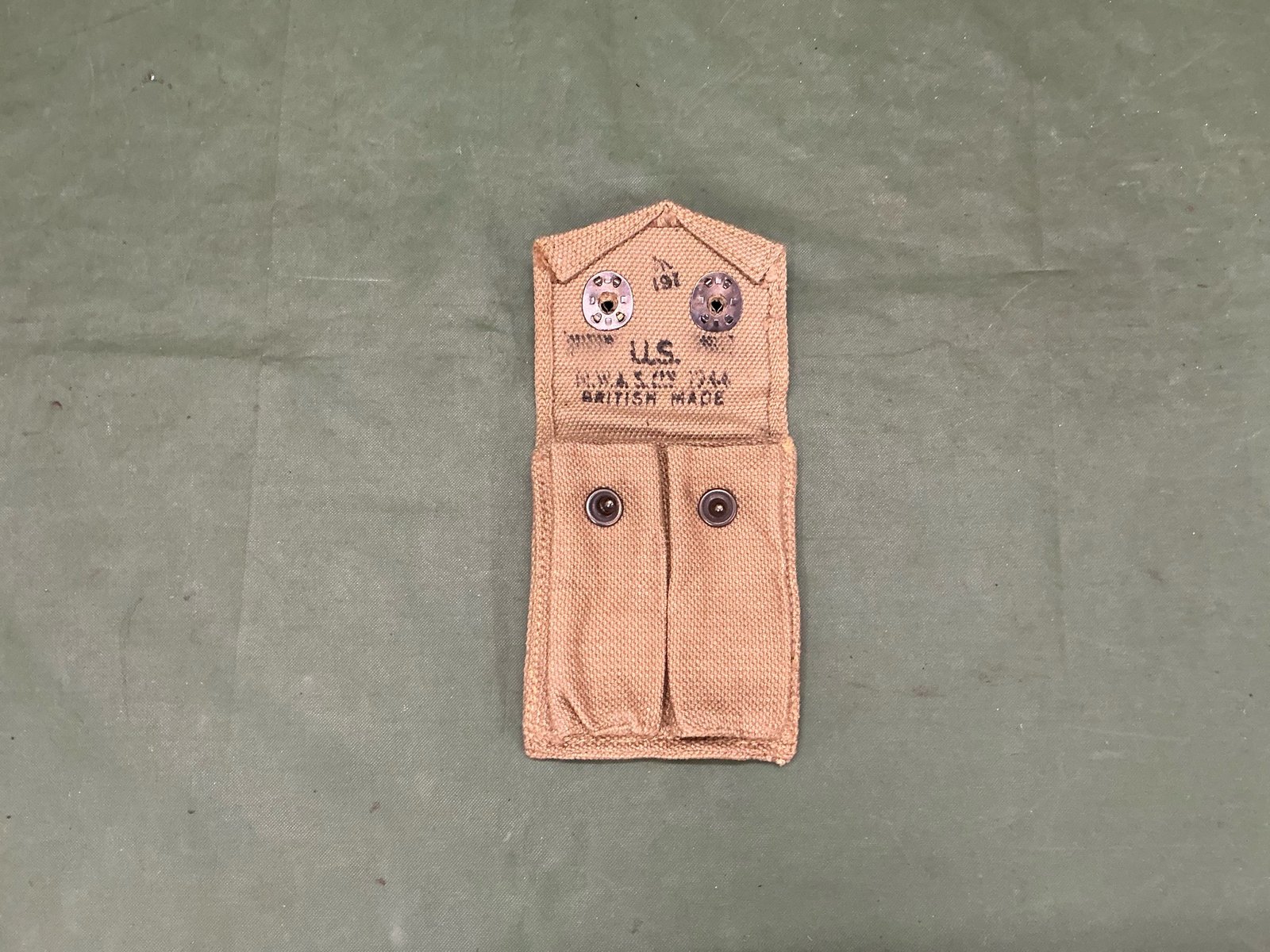 BRITISH MADE COLT 45 MAGAZINE POUCH (E99) - Image 3