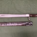 WW1 GERMAN SAWBACK BUTCHER BAYONET SAXON (B3118)