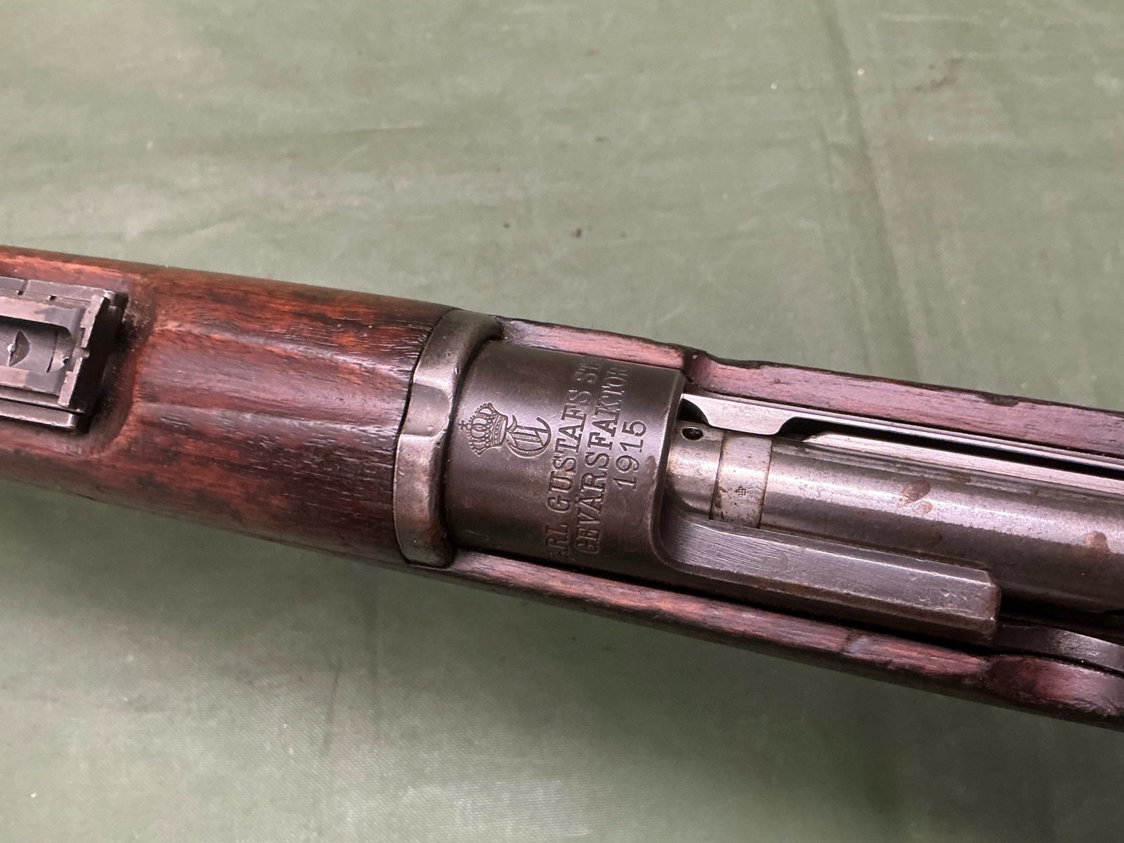 DEACTIVATED WW1 SWEDISH MAUSER RIFLE (5010) - Image 3